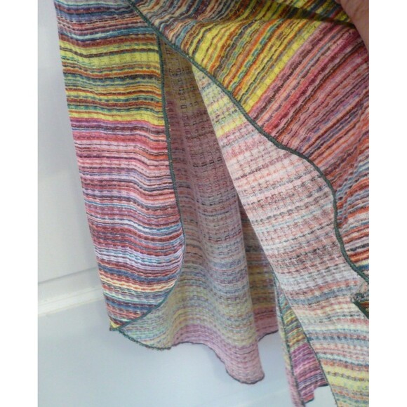 Earthbound Trading Company XL Cami Top Rainbow Striped Flowy Boho Hippie Fairy - Picture 6 of 16